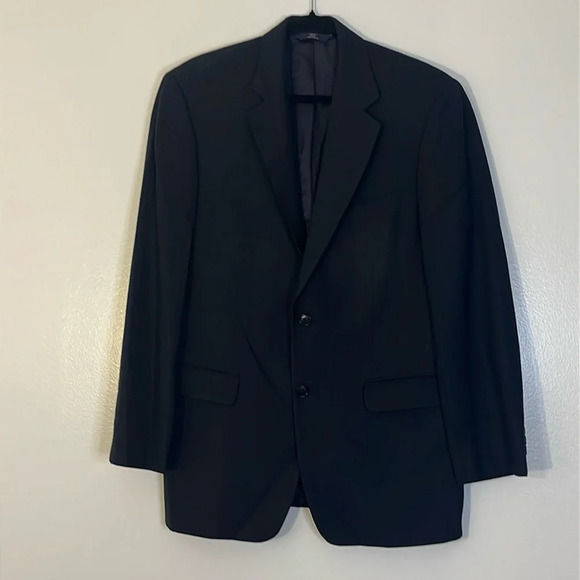 Brooks Brothers | Wool stretch suit jacket/blazer Navy blue Men’s size 39R - Picture 1 of 9